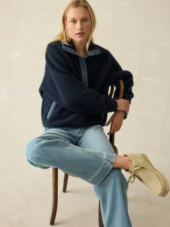 Faherty Brand Fireside Fleece Popover -^Women Blazers & Outerwear