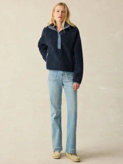 Faherty Brand Fireside Fleece Popover -^Women Blazers & Outerwear
