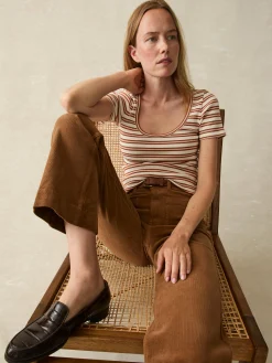 Faherty Brand Freestyle Rib Knit Tee -^Women T-Shirts