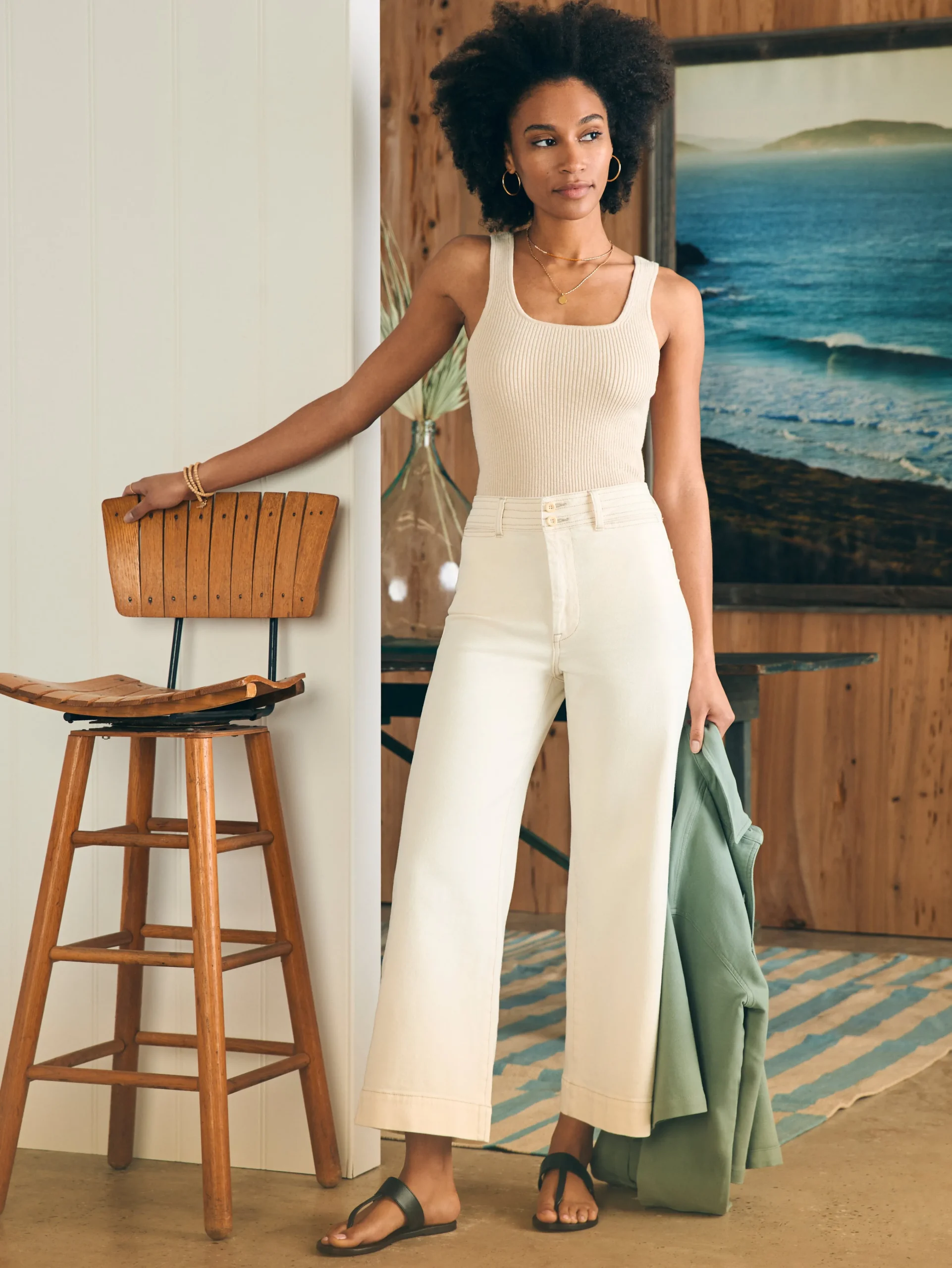 Faherty Brand Harbor Crop Jean -^Women Pants|Jeans