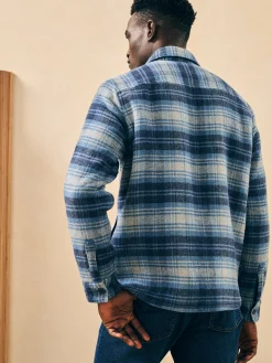 Faherty Brand High Pile Fleece Lined Wool CPO -^ Jackets & Vests