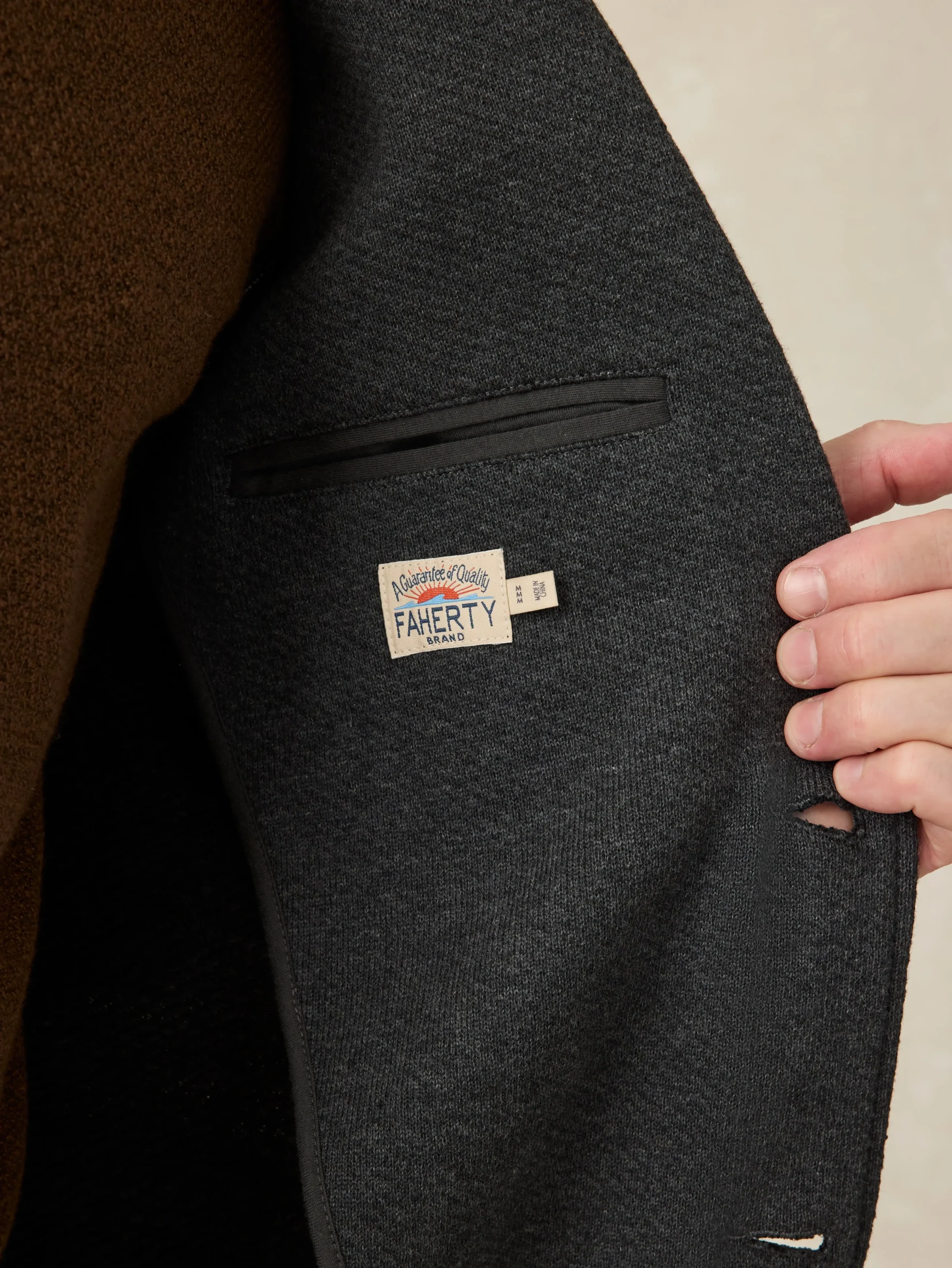 Faherty Brand Inlet Knit Blazer -^ Blazers