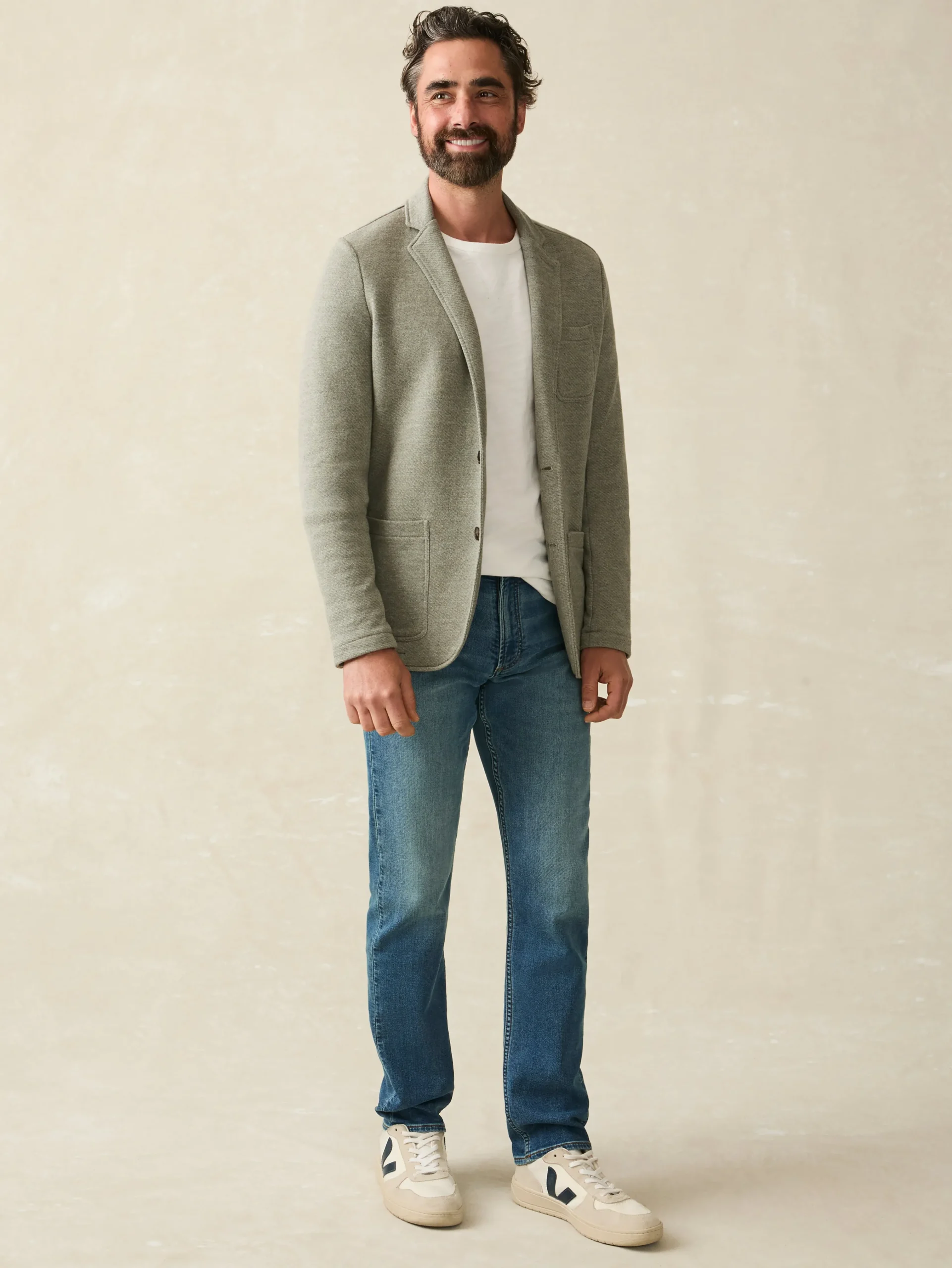 Faherty Brand Inlet Knit Blazer -^ Blazers