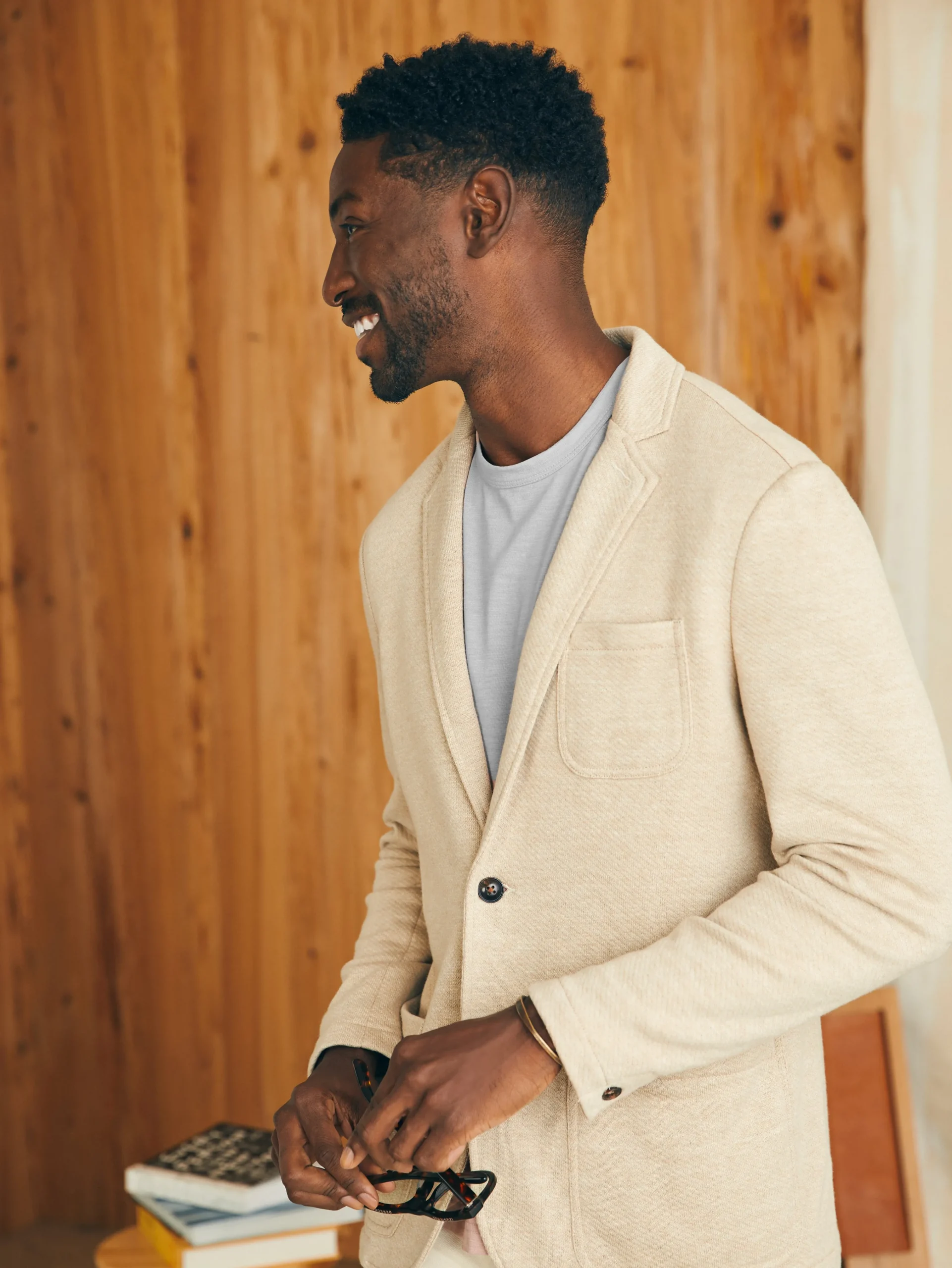 Faherty Brand Inlet Knit Blazer (Short) -^ Blazers