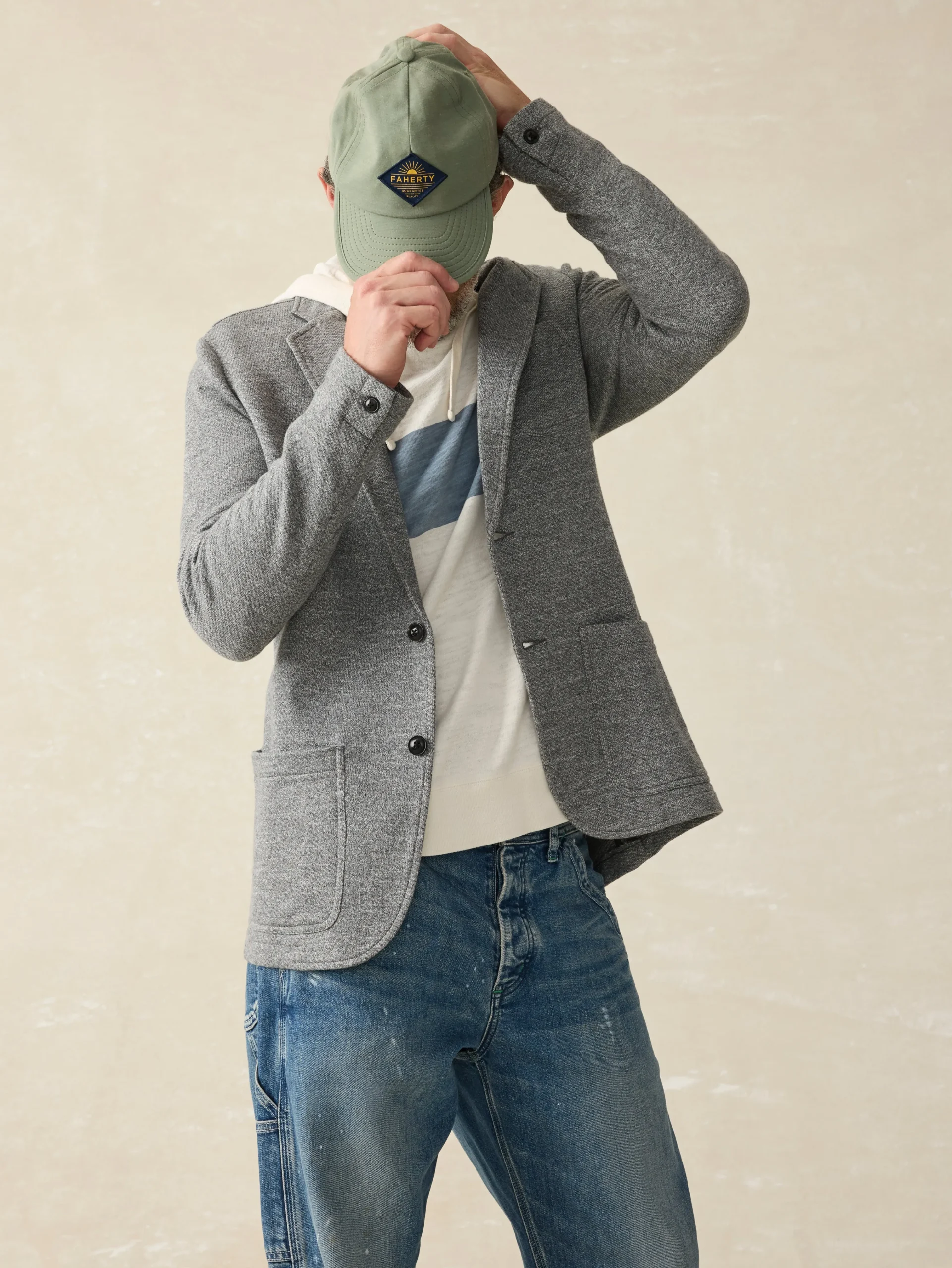Faherty Brand Inlet Knit Blazer (Short) -^ Blazers