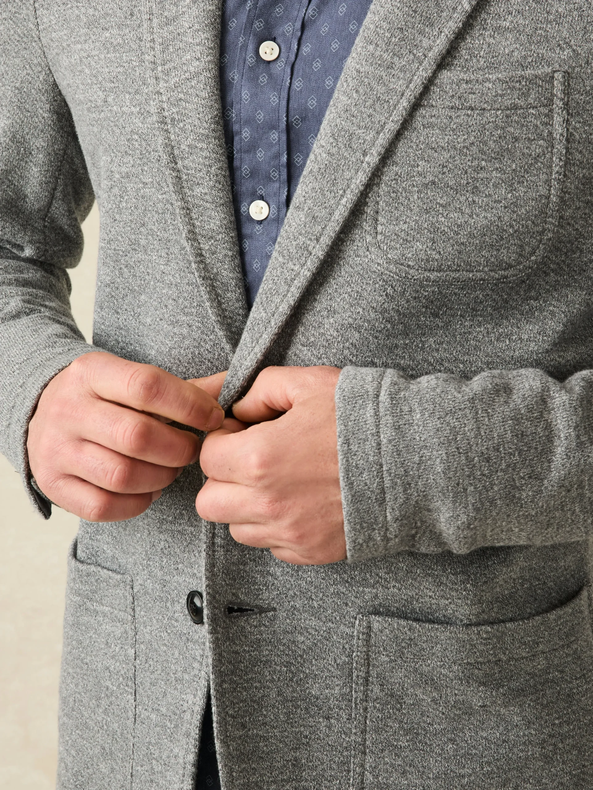Faherty Brand Inlet Knit Blazer (Short) -^ Blazers