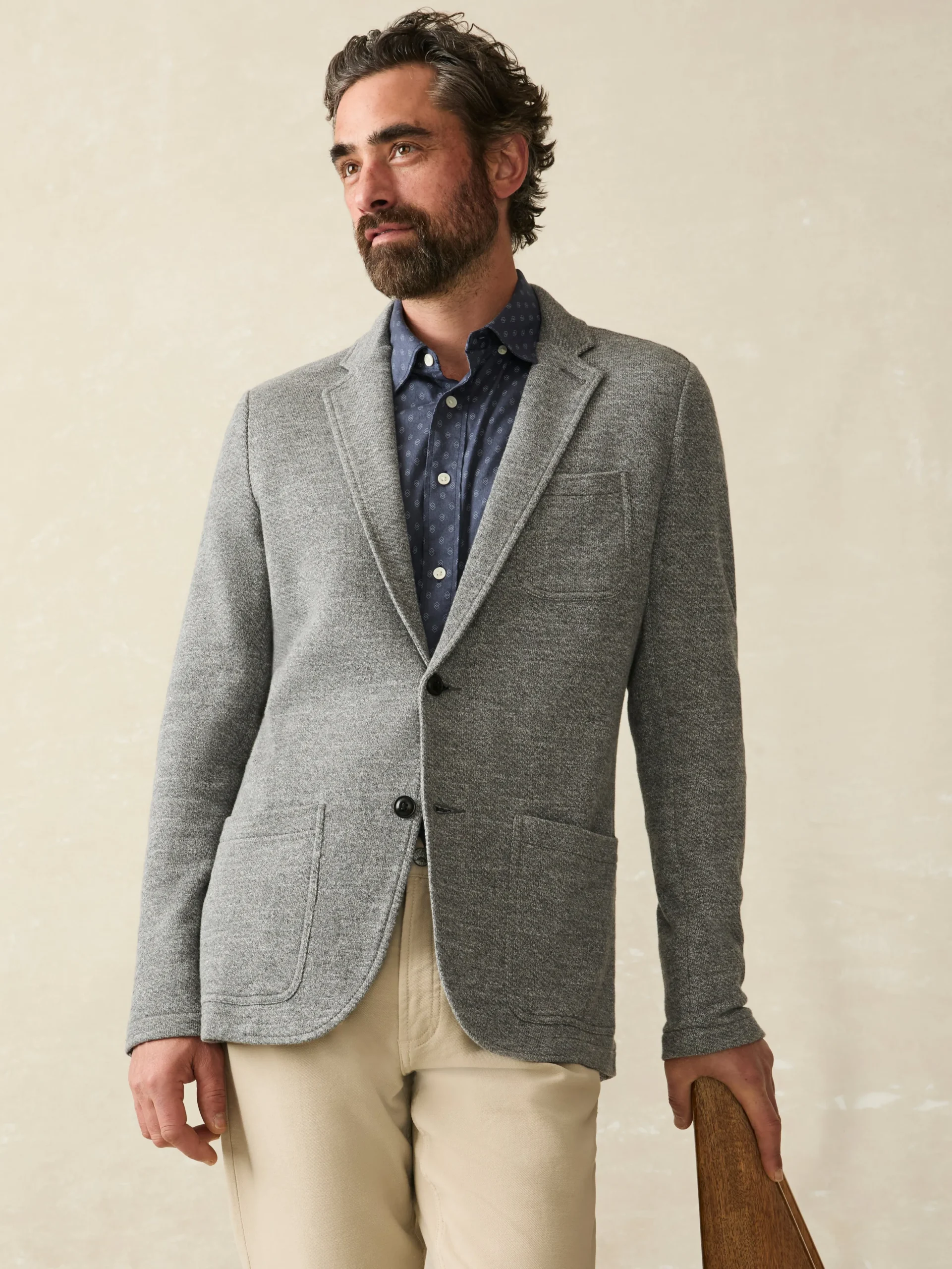 Faherty Brand Inlet Knit Blazer (Tall) -^ Blazers