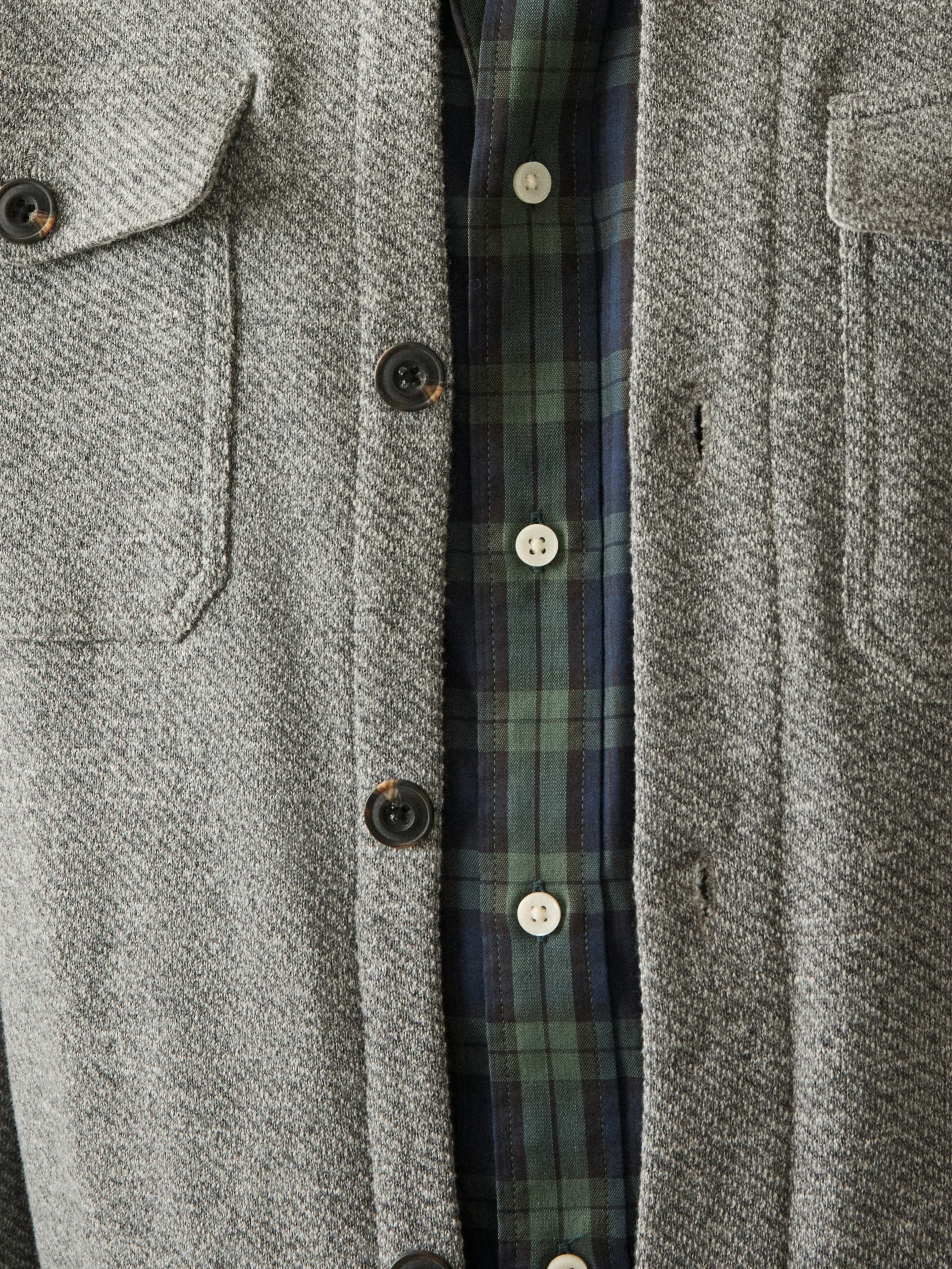 Faherty Brand Inlet Knit CPO -^ Jackets & Vests