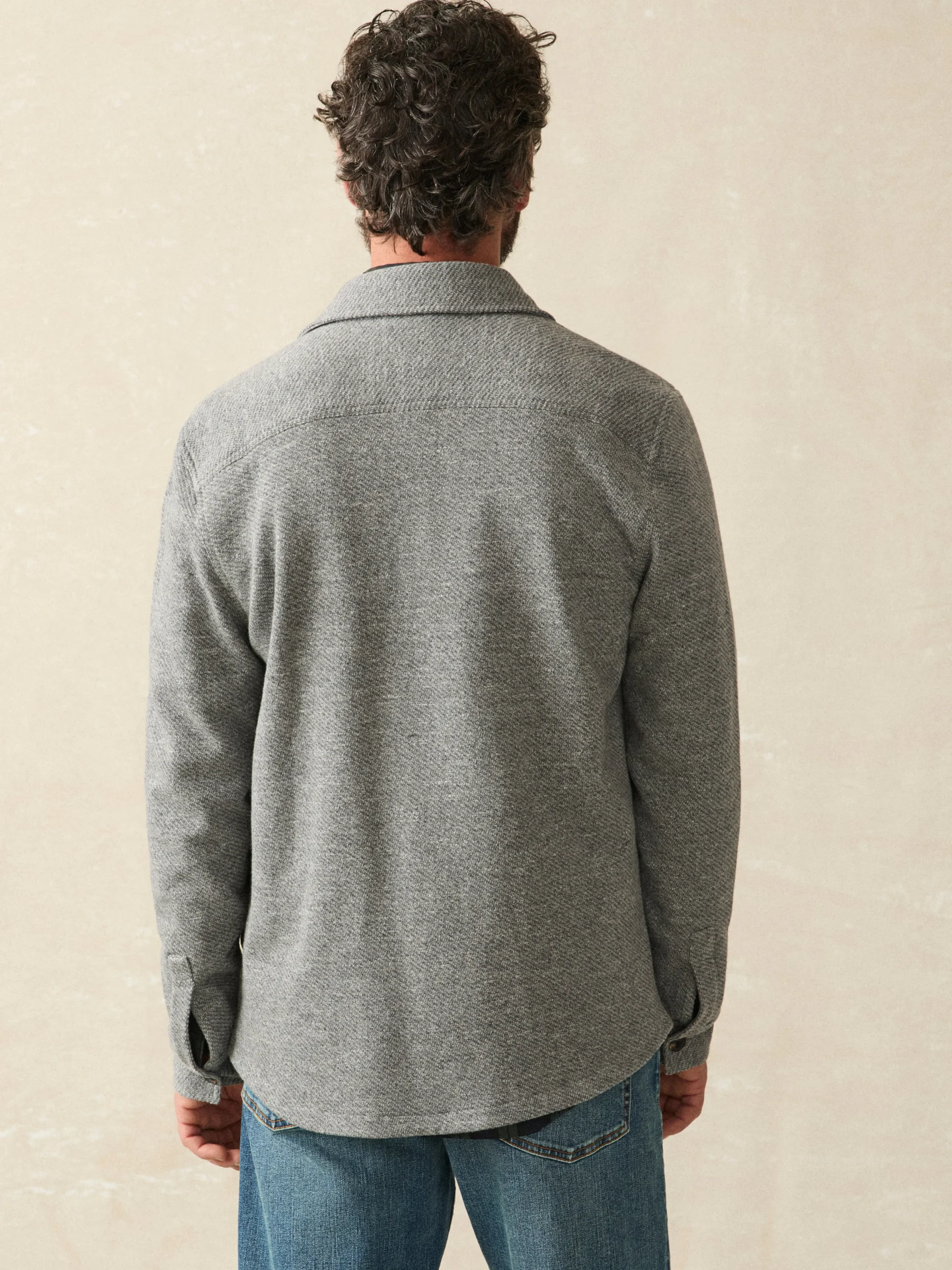 Faherty Brand Inlet Knit CPO -^ Jackets & Vests