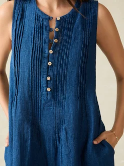Faherty Brand Isha Basketweave Dress -^Women Dresses