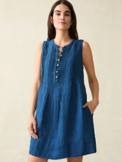 Faherty Brand Isha Basketweave Dress -^Women Dresses