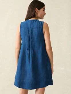 Faherty Brand Isha Basketweave Dress -^Women Dresses