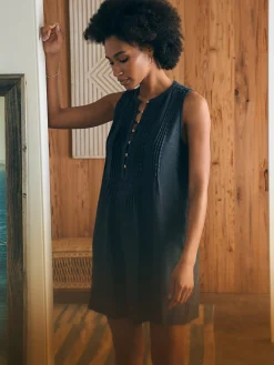 Faherty Brand Isha Basketweave Dress -^Women Dresses