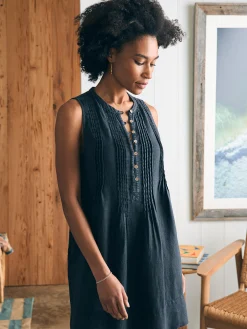 Faherty Brand Isha Basketweave Dress -^Women Dresses