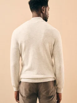 Faherty Brand Jackson Quarter Zip Sweater -^ Sweaters