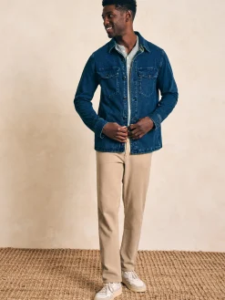 Faherty Brand Jersey Shirt Jacket -^ Jackets & Vests