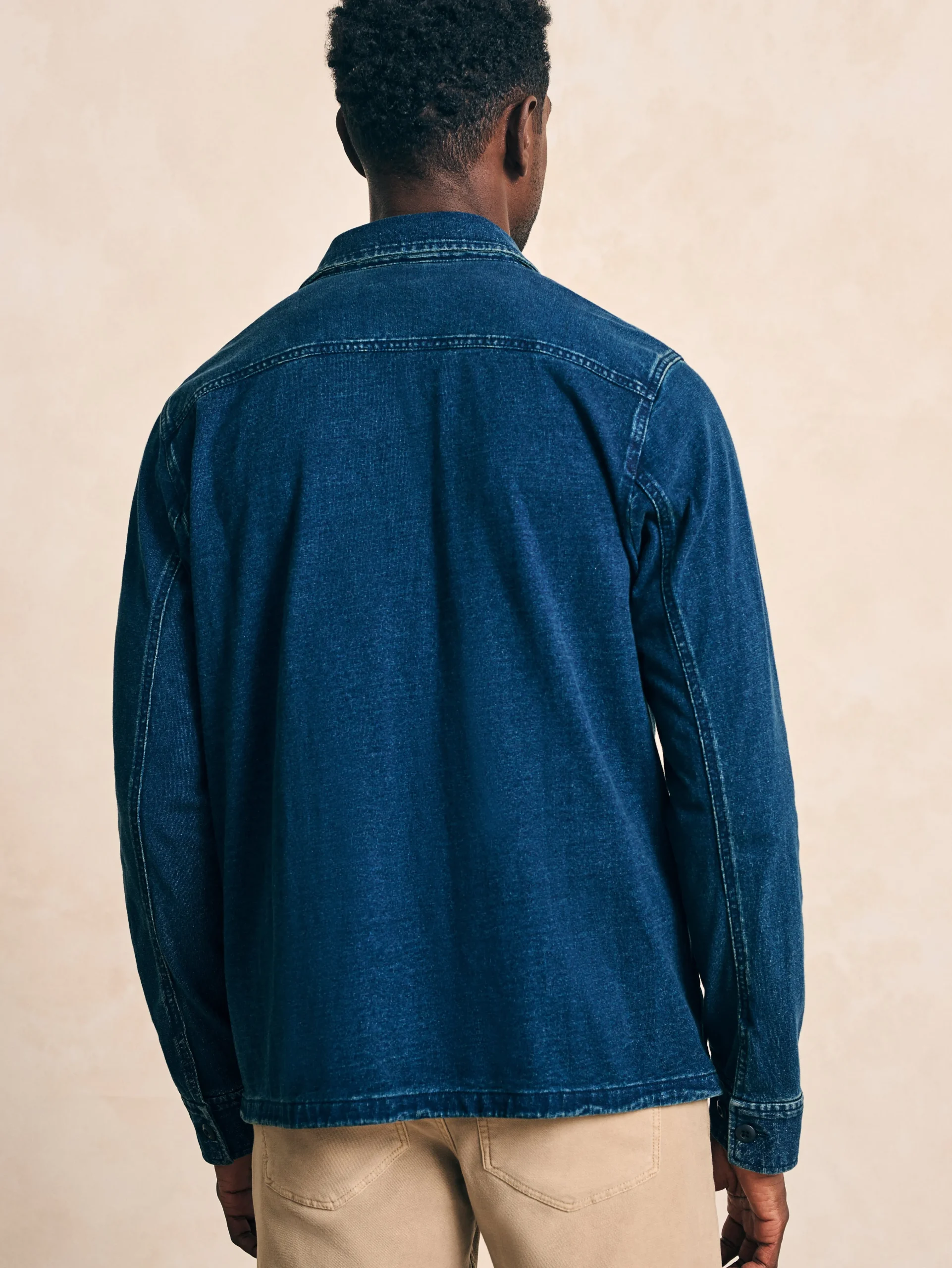 Faherty Brand Jersey Shirt Jacket -^ Jackets & Vests