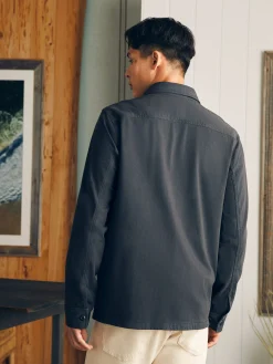 Faherty Brand Jersey Shirt Jacket -^ Jackets & Vests
