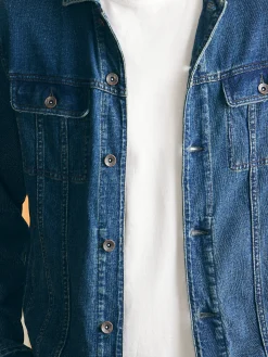 Faherty Brand Jersey Trucker Jacket -^ Jackets & Vests