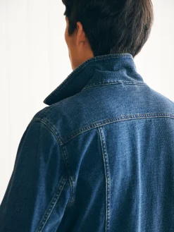 Faherty Brand Jersey Trucker Jacket -^ Jackets & Vests