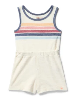 Faherty Brand Kids Cabana Towel Terry Romper -^Kids Kids