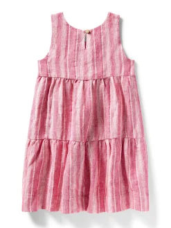Faherty Brand Kids Lanai Linen Dress -^Kids Kids