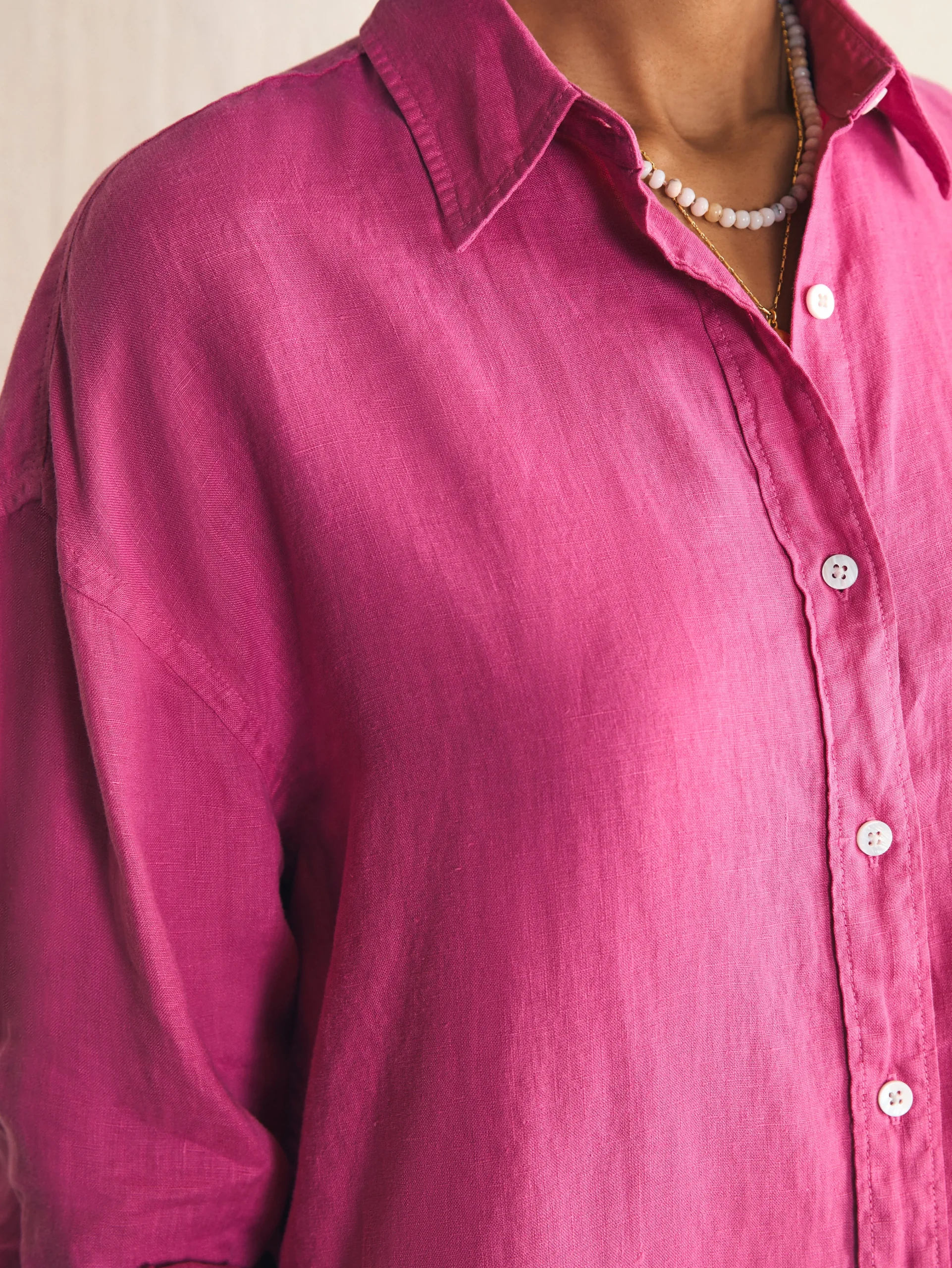 Faherty Brand Laguna Linen Relaxed Shirt -^Women Shirts & Tops