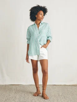 Faherty Brand Laguna Linen Relaxed Shirt -^Women Shirts & Tops