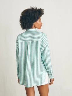 Faherty Brand Laguna Linen Relaxed Shirt -^Women Shirts & Tops