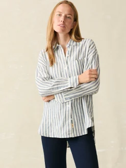 Faherty Brand Laguna Linen Relaxed Shirt -^Women Shirts & Tops