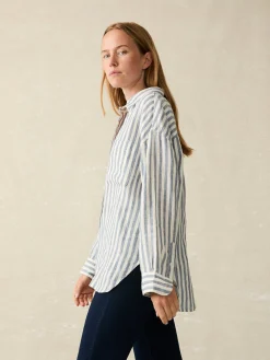 Faherty Brand Laguna Linen Relaxed Shirt -^Women Shirts & Tops