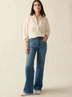 Faherty Brand Laguna Linen Relaxed Shirt -^Women Shirts & Tops