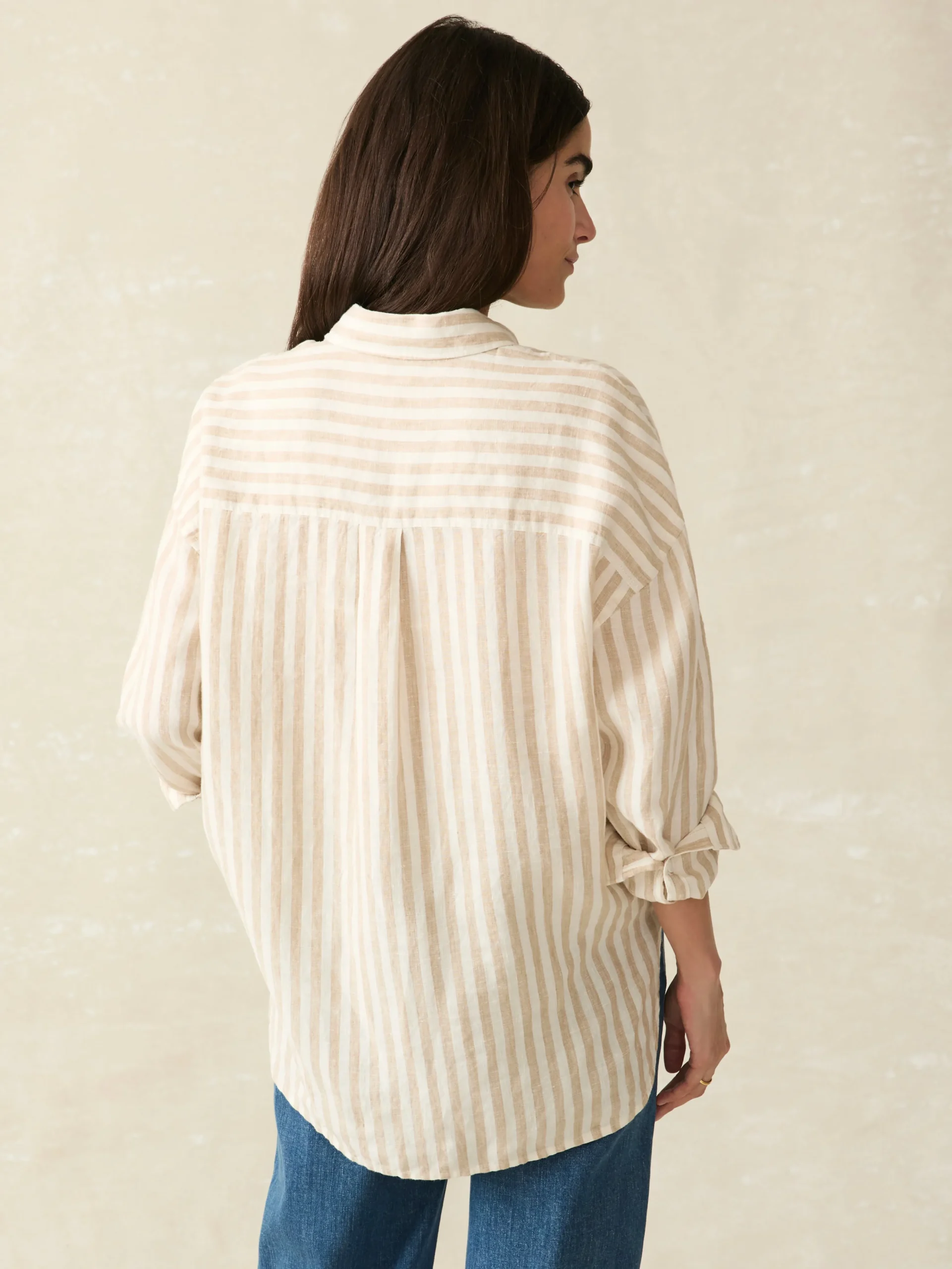 Faherty Brand Laguna Linen Relaxed Shirt -^Women Shirts & Tops