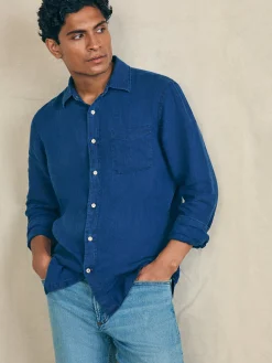 Faherty Brand Laguna Linen Shirt -^ Shirts