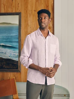 Faherty Brand Laguna Linen Shirt -^ Shirts