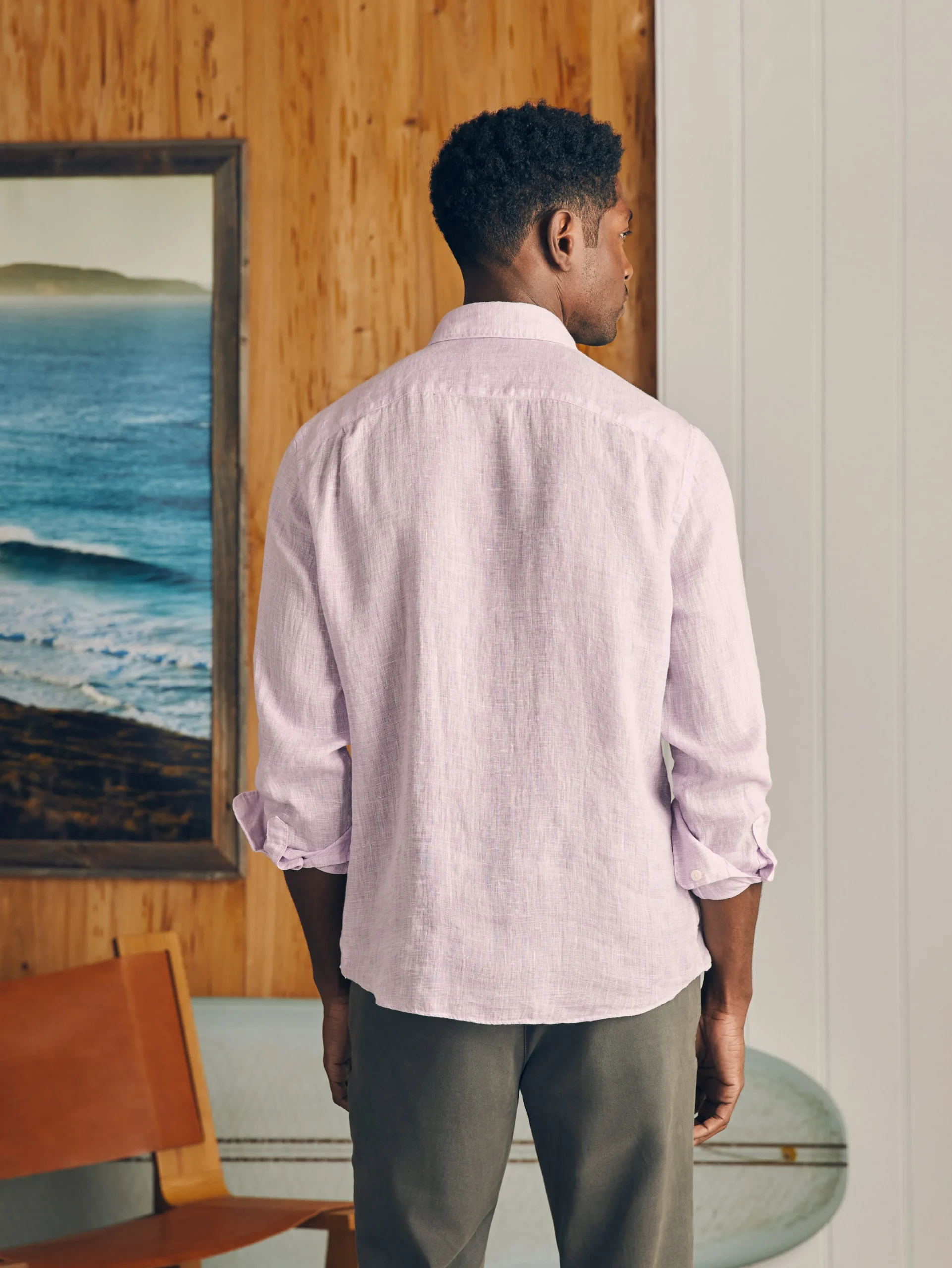 Faherty Brand Laguna Linen Shirt -^ Shirts