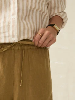 Faherty Brand Laguna Linen Tie Waist Short -^Women Shorts & Skirts