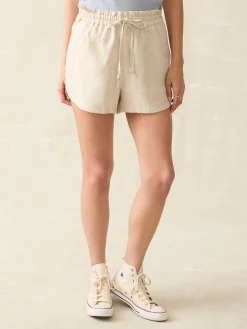 Faherty Brand Laguna Linen Tie Waist Short -^Women Shorts & Skirts