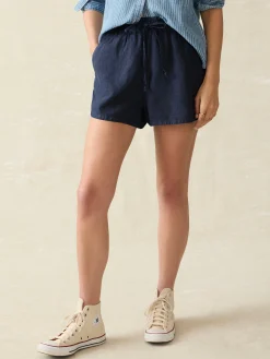 Faherty Brand Laguna Linen Tie Waist Short -^Women Shorts & Skirts