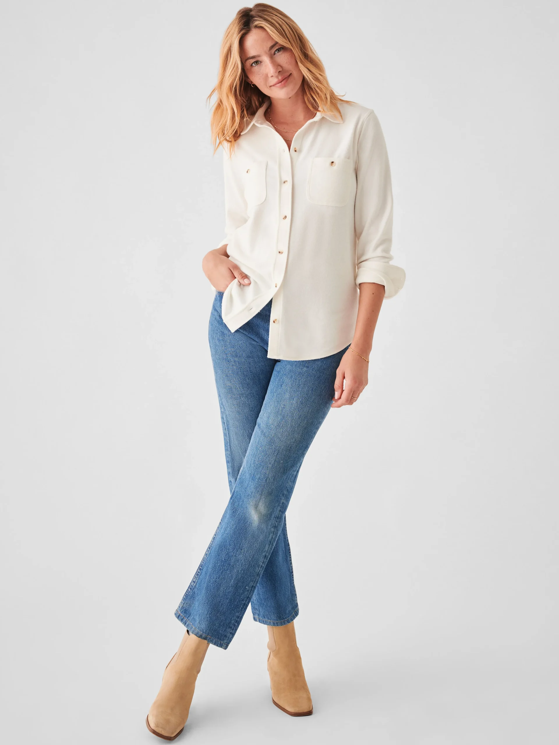 Faherty Brand Legend™ Sweater Shirt -^Women Shirts & Tops