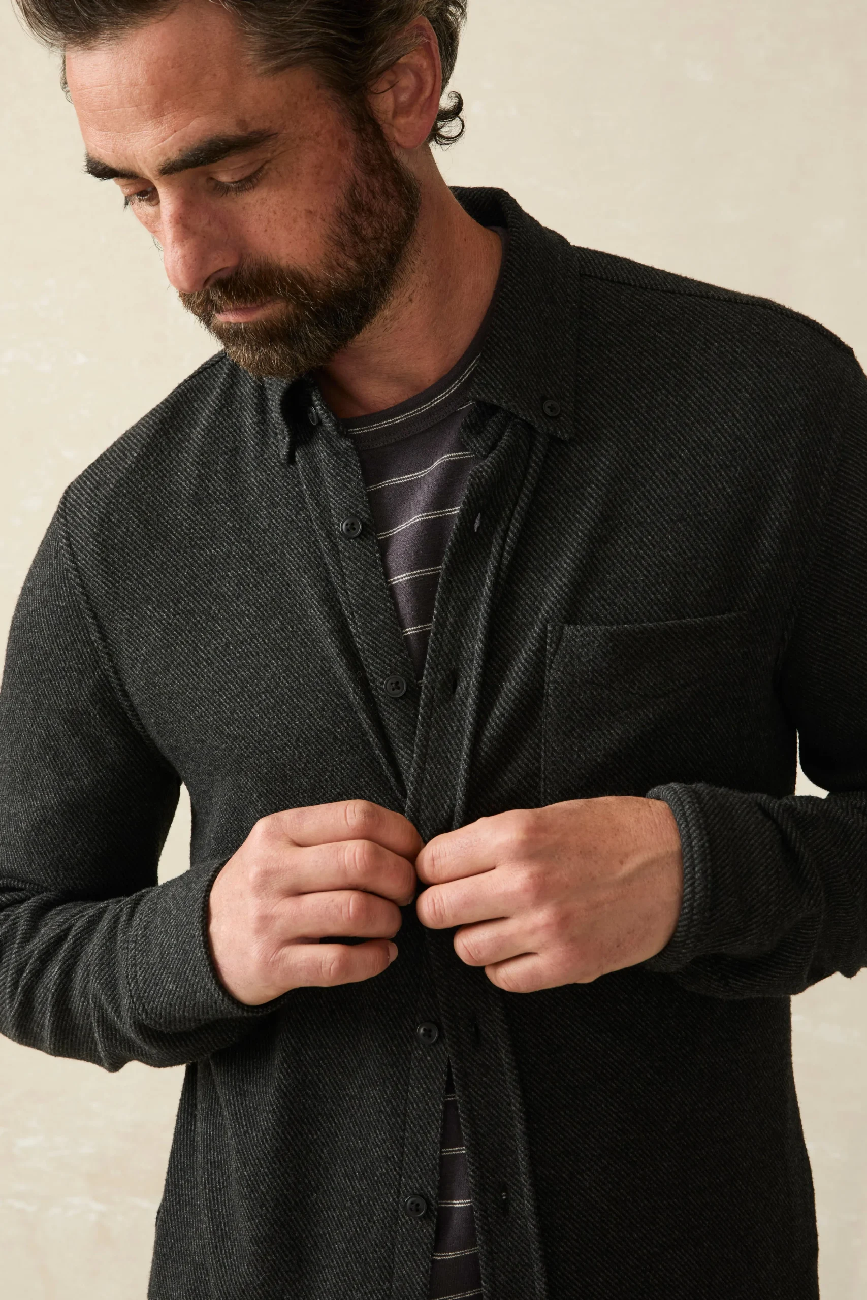 Faherty Brand Legend™ Sweater Shirt (Single Pocket) -^ Shirts