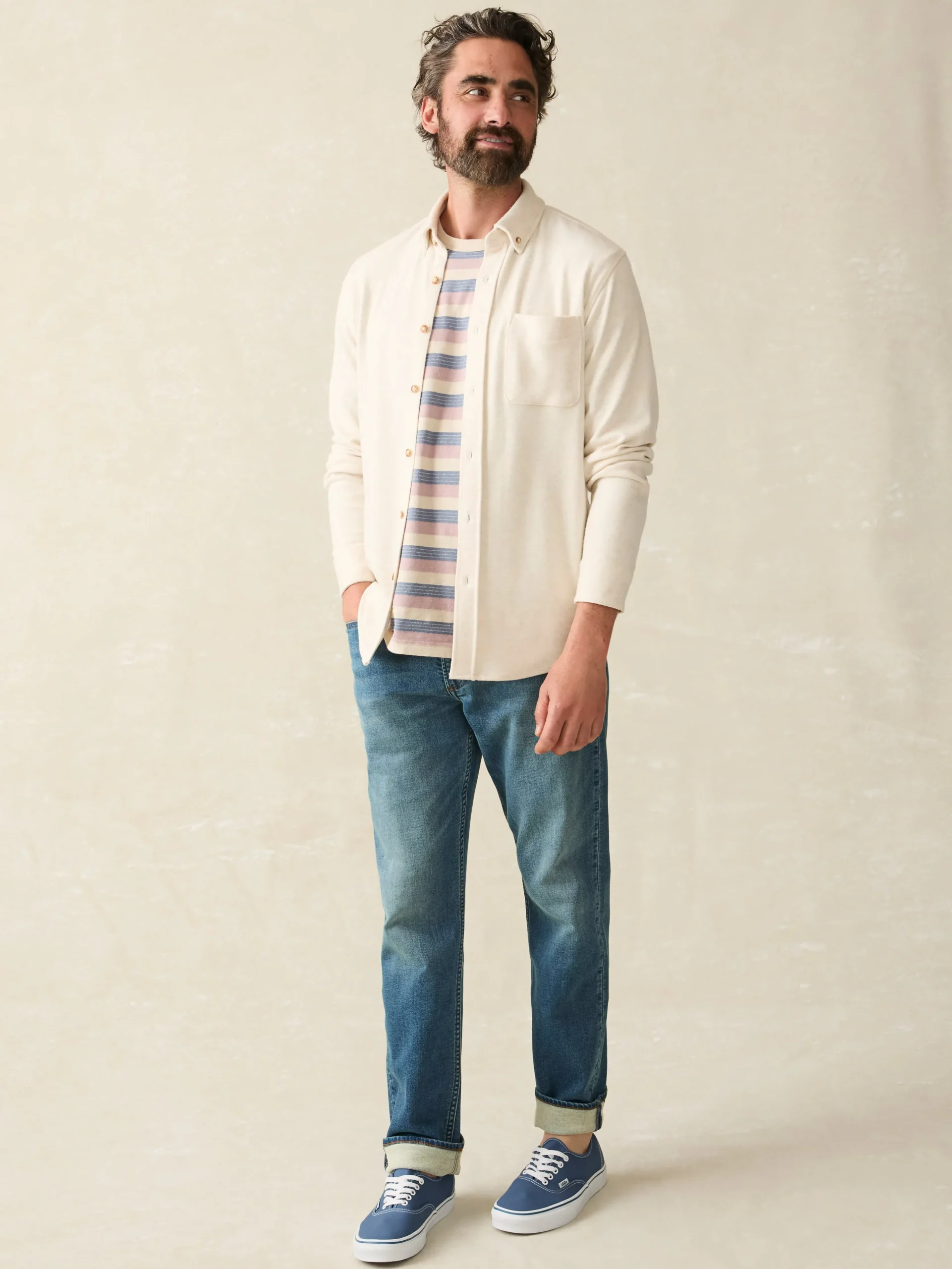 Faherty Brand Legend™ Sweater Shirt (Single Pocket) -^ Shirts