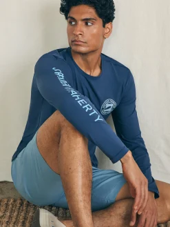Faherty Brand Long-Sleeve Surfrider Shorelite UPF Tee -^ T-Shirts & Henleys