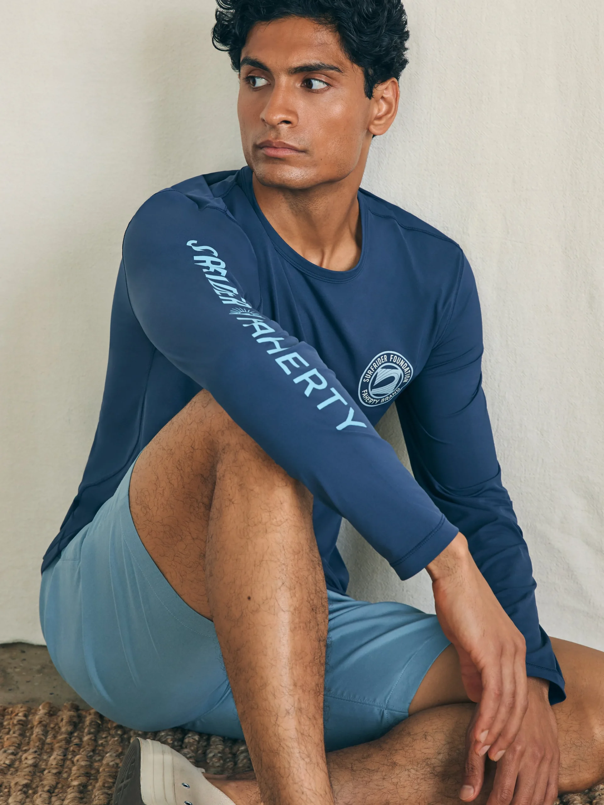 Faherty Brand Long-Sleeve Surfrider Shorelite UPF Tee -^ T-Shirts & Henleys