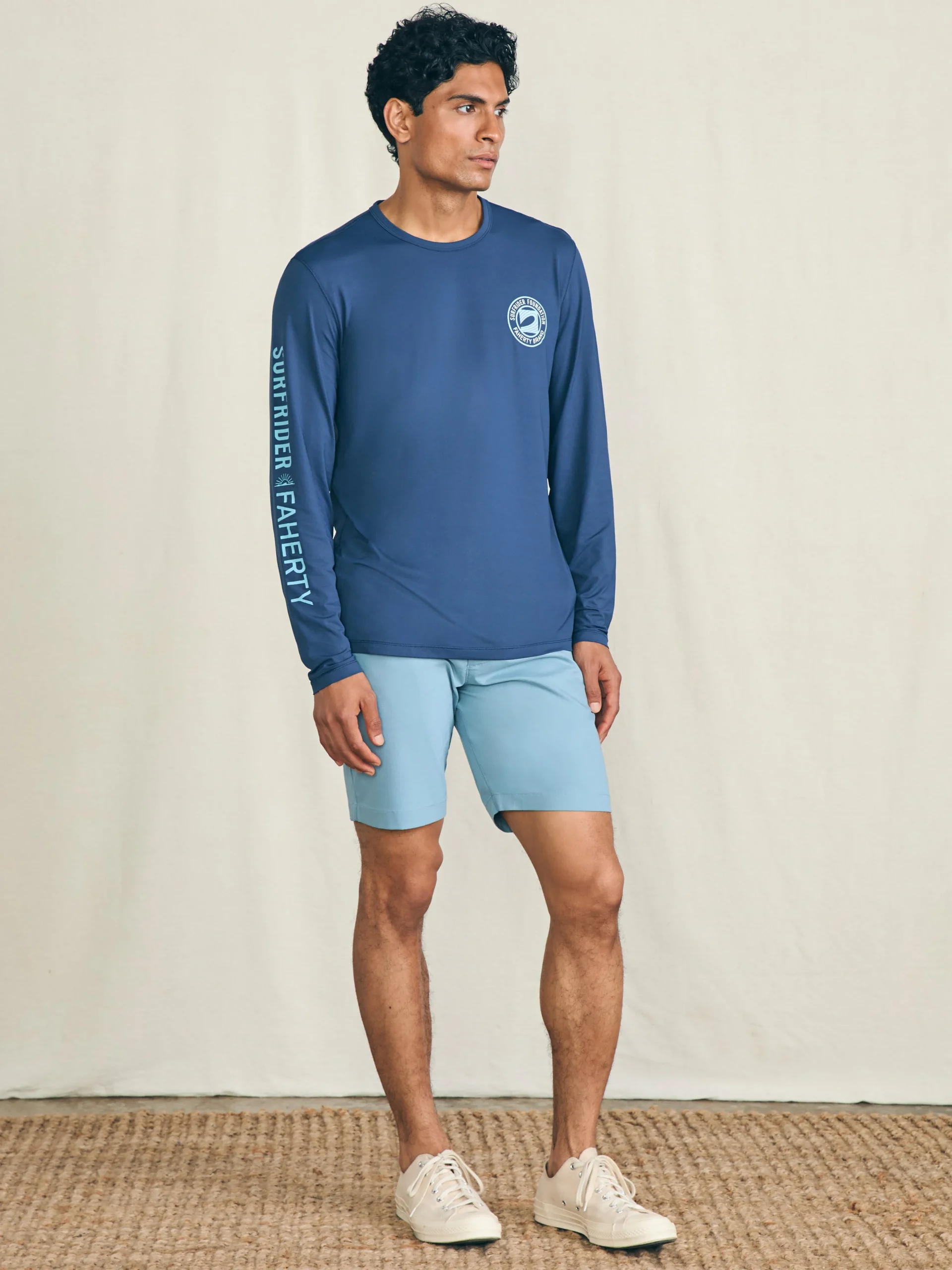 Faherty Brand Long-Sleeve Surfrider Shorelite UPF Tee -^ T-Shirts & Henleys