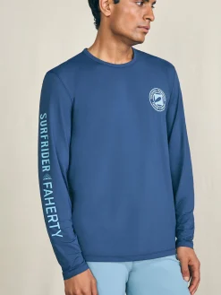 Faherty Brand Long-Sleeve Surfrider Shorelite UPF Tee -^ T-Shirts & Henleys