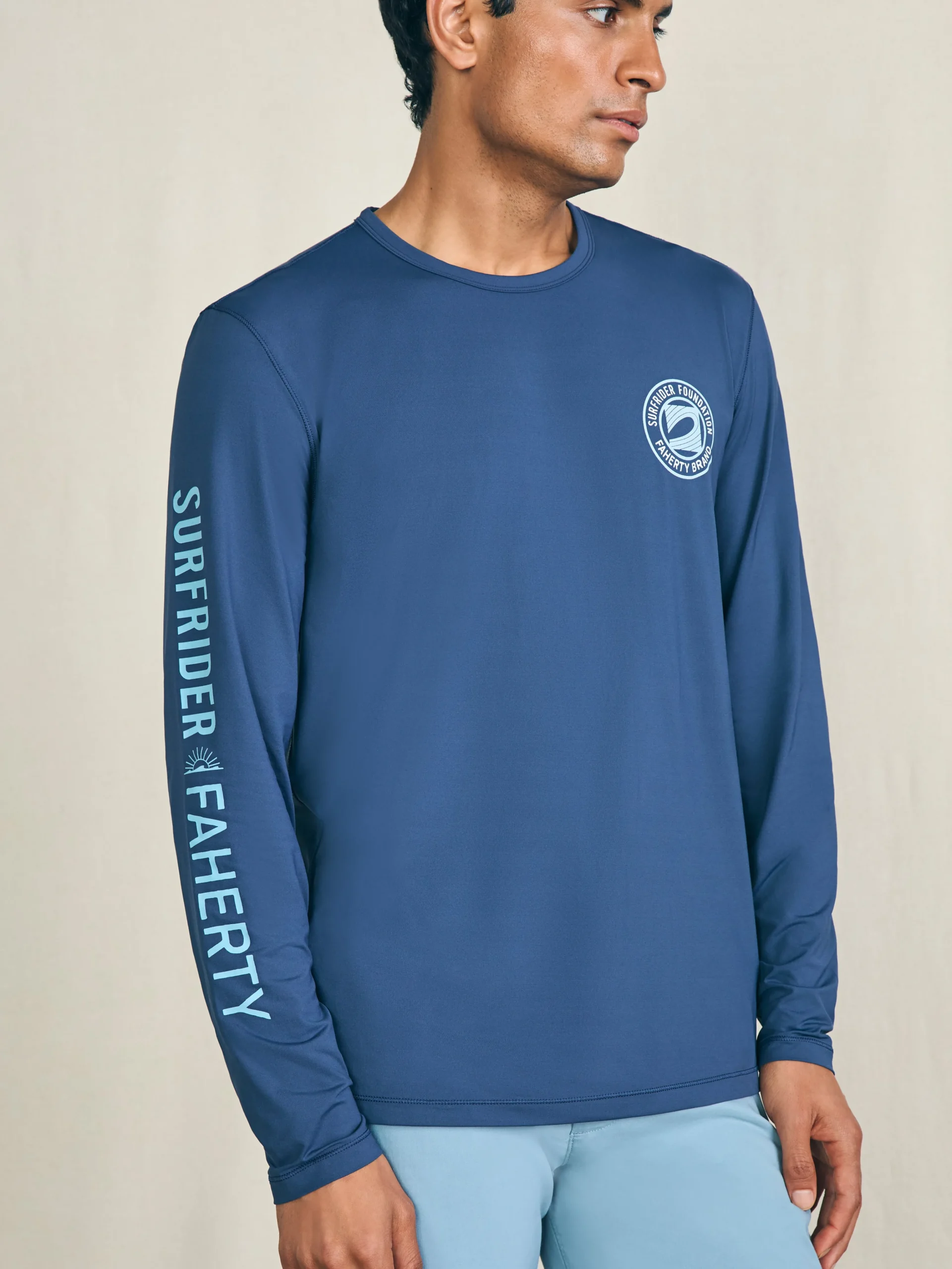 Faherty Brand Long-Sleeve Surfrider Shorelite UPF Tee -^ T-Shirts & Henleys