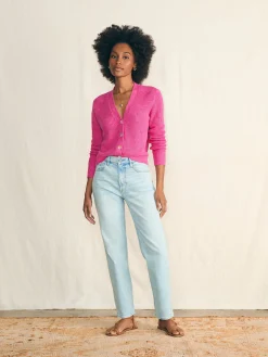 Faherty Brand Miramar Linen Cardigan -^Women Sweaters