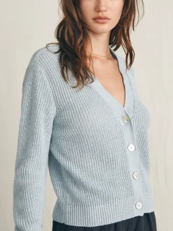 Faherty Brand Miramar Linen Cardigan -^Women Sweaters