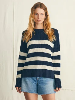Faherty Brand Miramar Linen Crew Sweater -^Women Sweaters